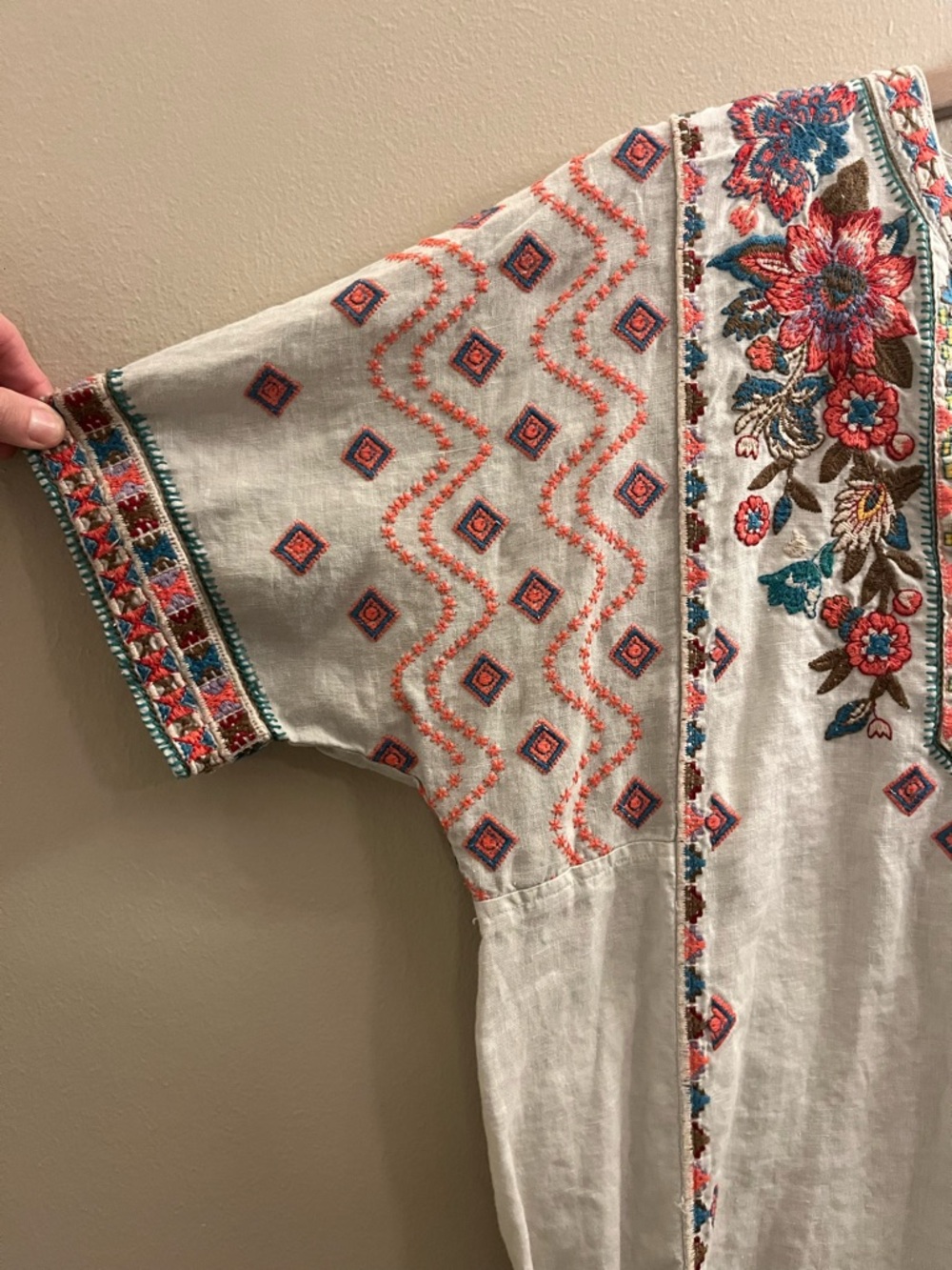 Johnny Was embroidered dress - Picture 2 of 8